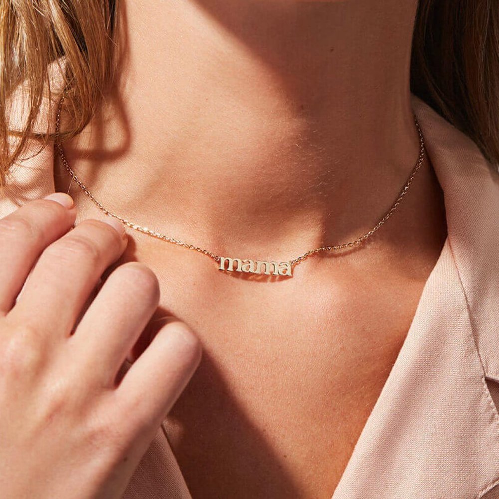 MAMA Letter Chain Necklace